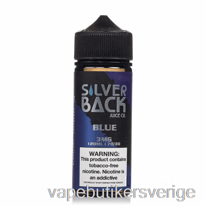 Vape Sverige Blå - Silverback Juice Co. - 120ml 3mg